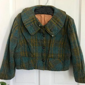 Vintage Cropped Wool Jacket